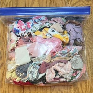37 Assorted Baby Headbands & bows